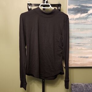 Lululemon Athletica Black Crew Neck Top